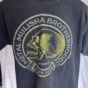 Metal Mulisha Men's Black Short Sleeve T Shirt brotherhood Size Large Y2 d2